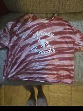 Az Cardinald Tie-Dye T-Shirt - Mauve/White